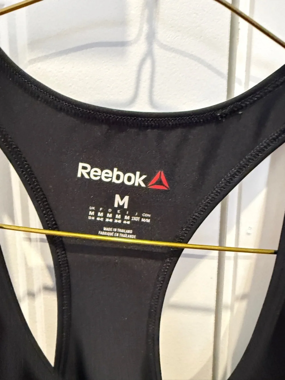 Reebok Black Racerback Performance Tank Top - Picture 2 of 3